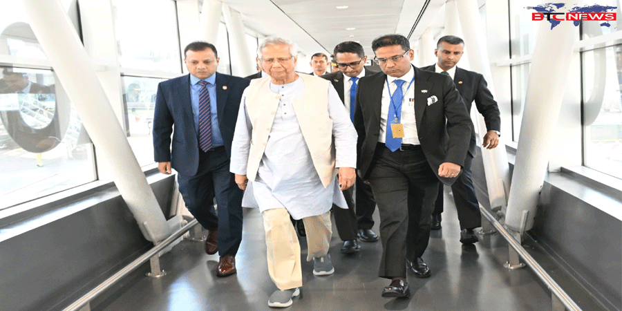 রোমে পৌঁছেছেন প্রধান উপদেষ্টা