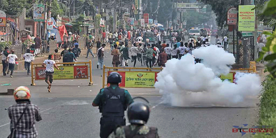 রাজধানীর মানিক মিয়া এভিনিউতে সংঘর্ষ, কী ঘটেছিল