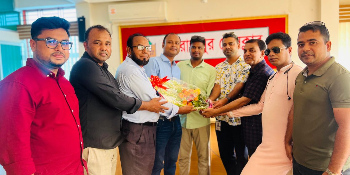 পিরোজপুরে আগত শরীয়তপুরের সাংবাদিকদের সংবর্ধনা ও মতবিনিময়