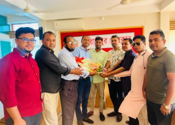 পিরোজপুরে আগত শরীয়তপুরের সাংবাদিকদের সংবর্ধনা ও মতবিনিময়